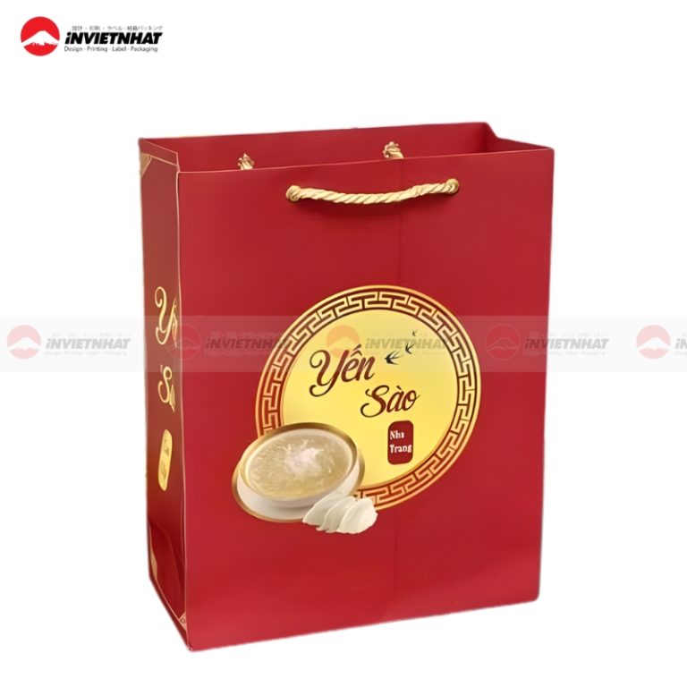 In túi giấy đựng yến sào