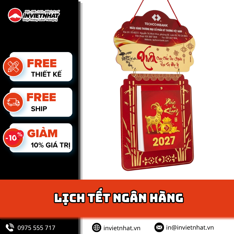 In lịch tết ngân hàng