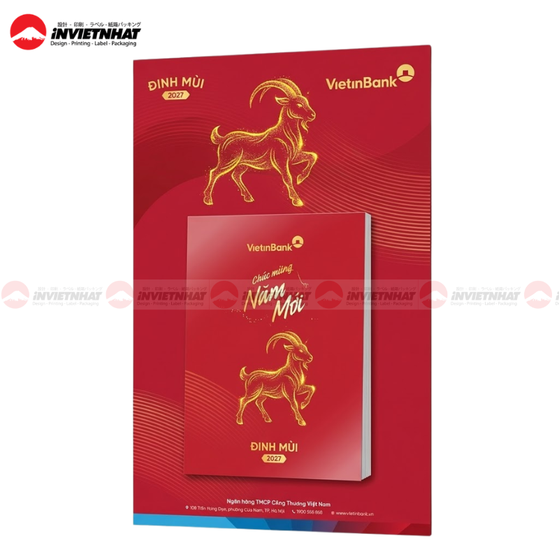 In lịch tết ngân hàng 21 lịch treo tường ngân hàng vietin bank 2027