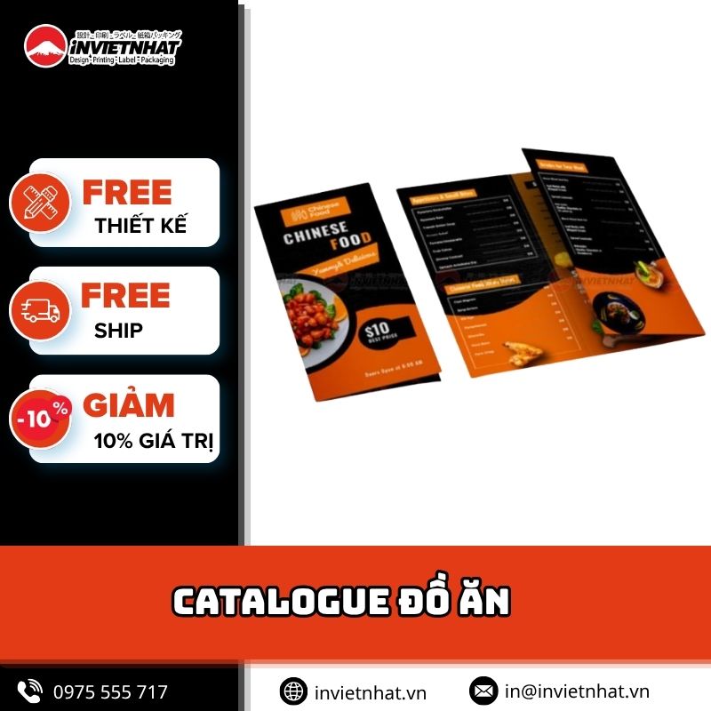 Catalogue đồ ăn