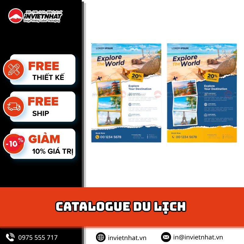 mẫu catalogue du lịch